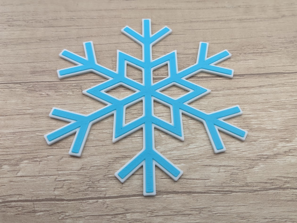 Miniatura 5 do modelo 3D Snowflake Coaster Set