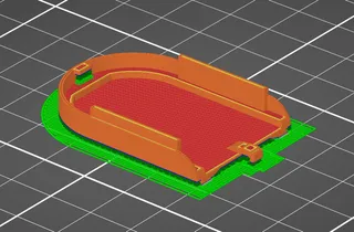 CMS50D battery cover