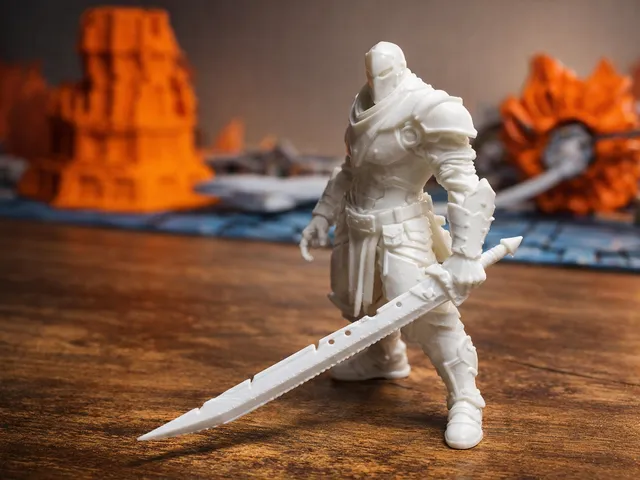 Statua / Miniatura Cavaliere Cyborg