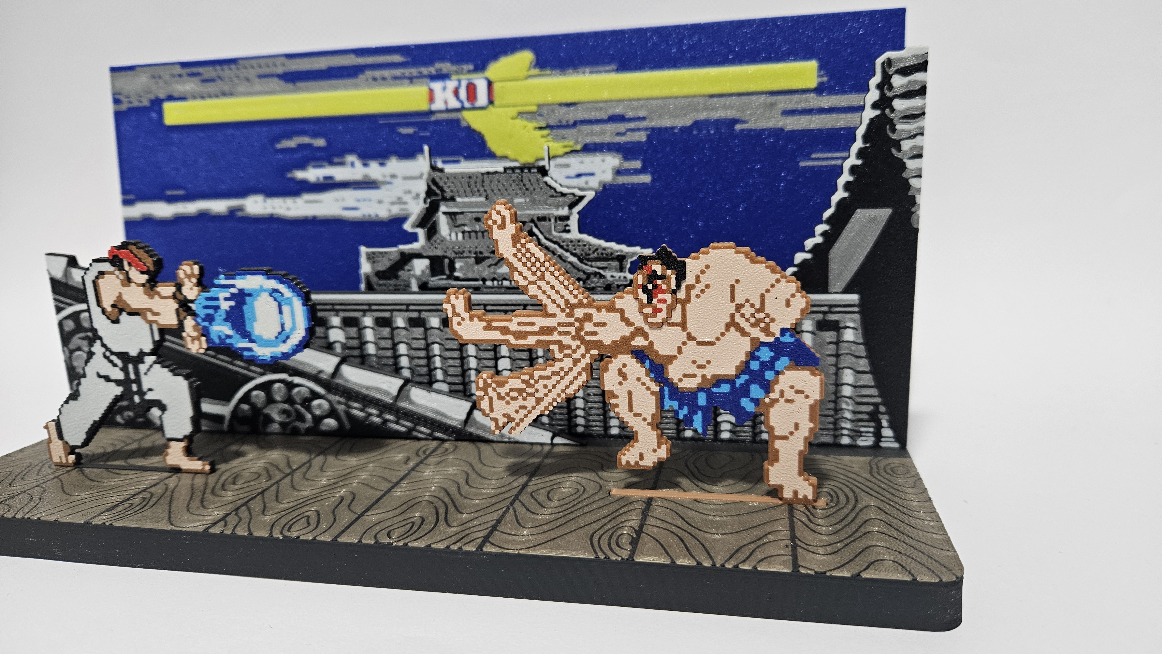 E_Honda SF2- Classic Edition (Diorama & Keychain)