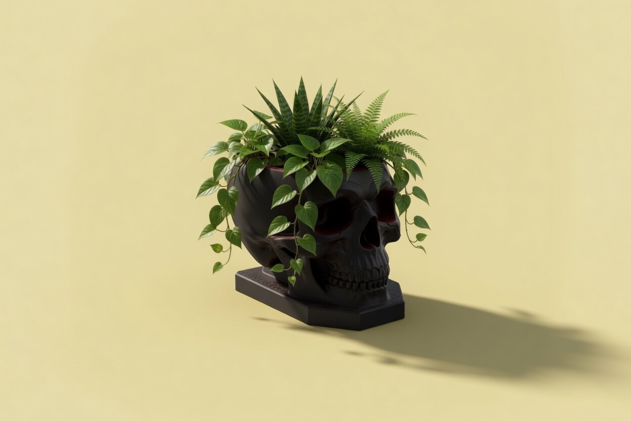Skull Planter Pot