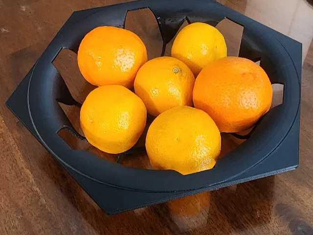 250mm (10 inch) simple hex basket