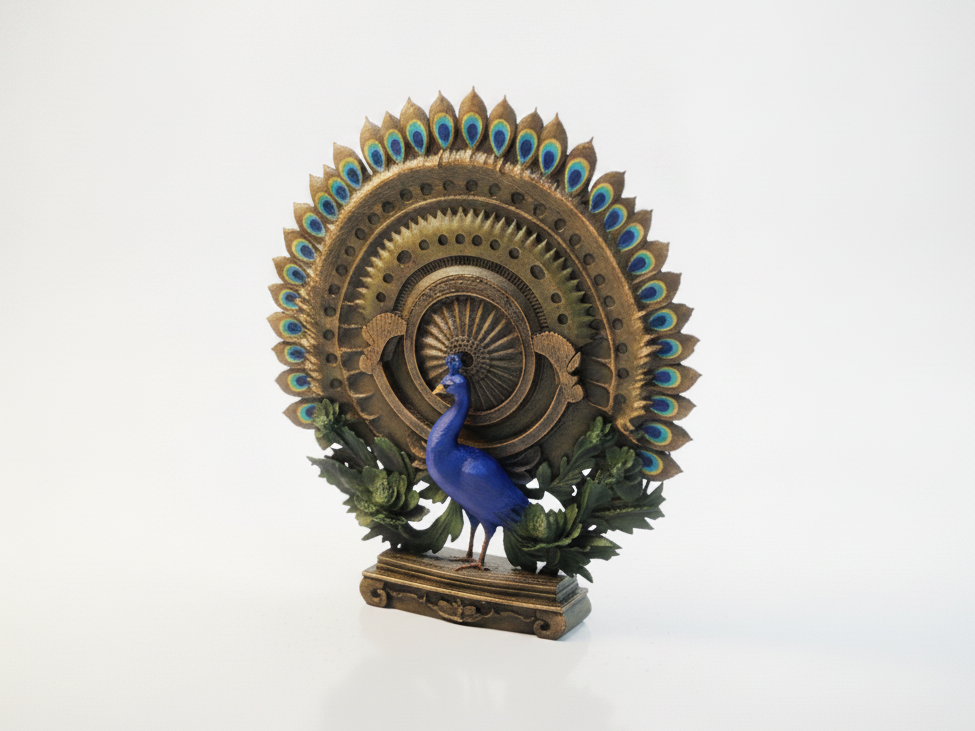 Peacock Sculpture Animals 3D Printable