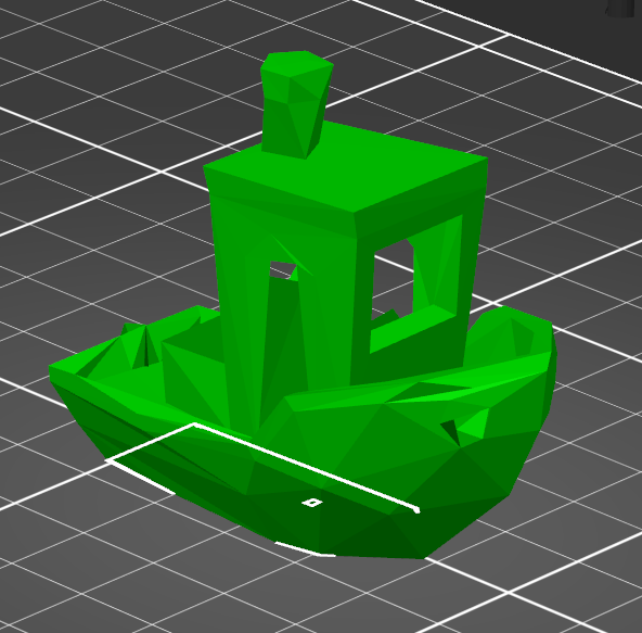 low poly benchy