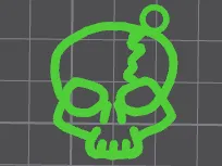 Skull Keychain