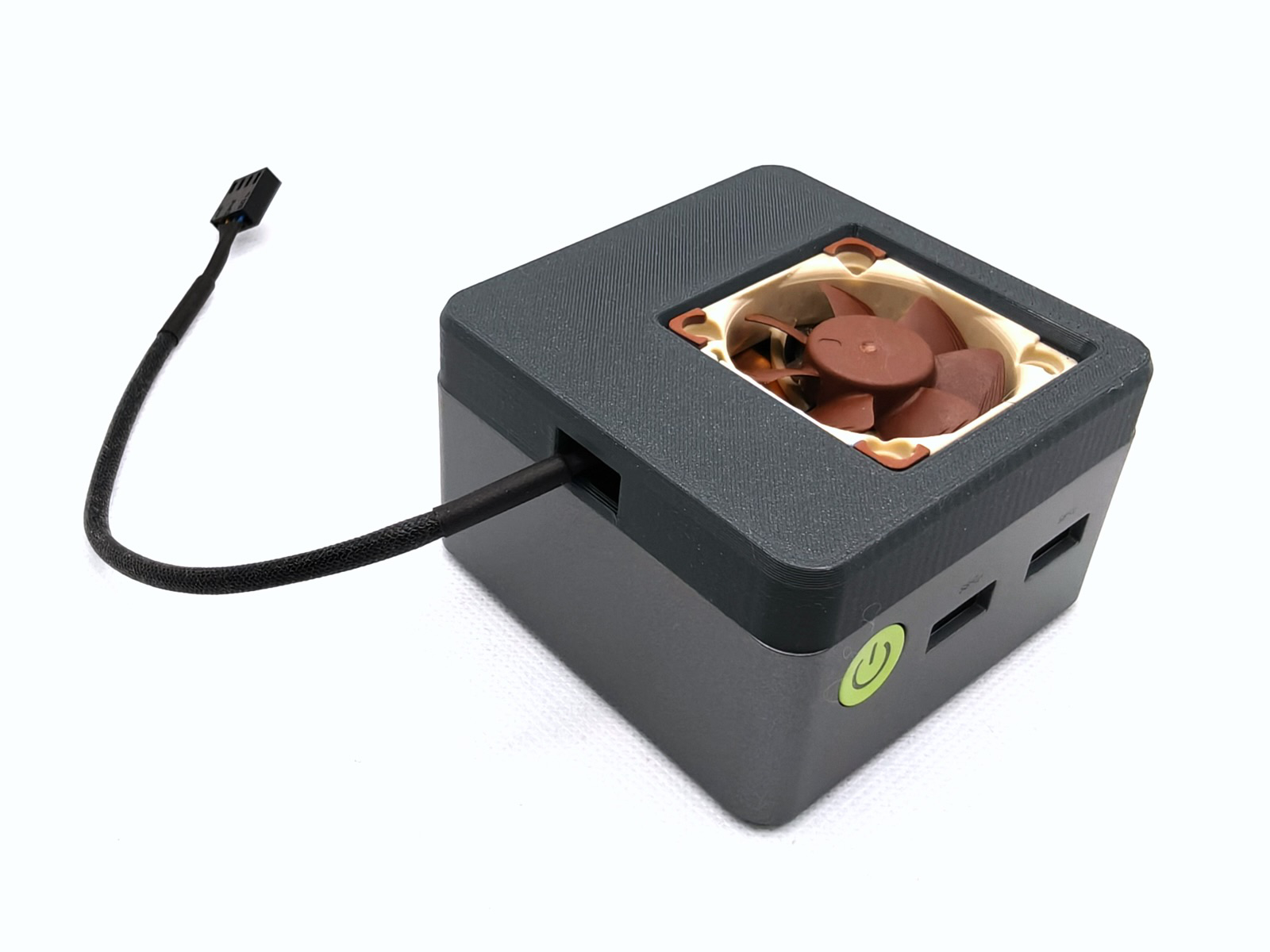 Noctua 40mm USB fan mod for GMKtec G5 Mini PC N97