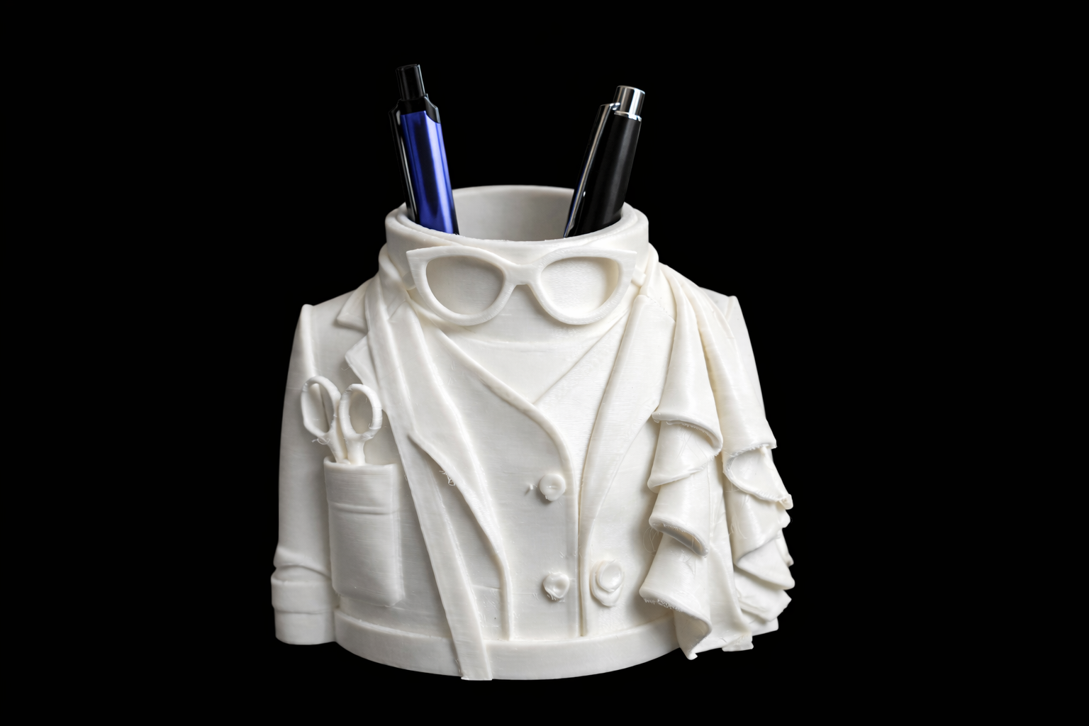 Tailor Pen Holder – Elegant Desk Organizer for Sewing, Fashion & Design Lovers