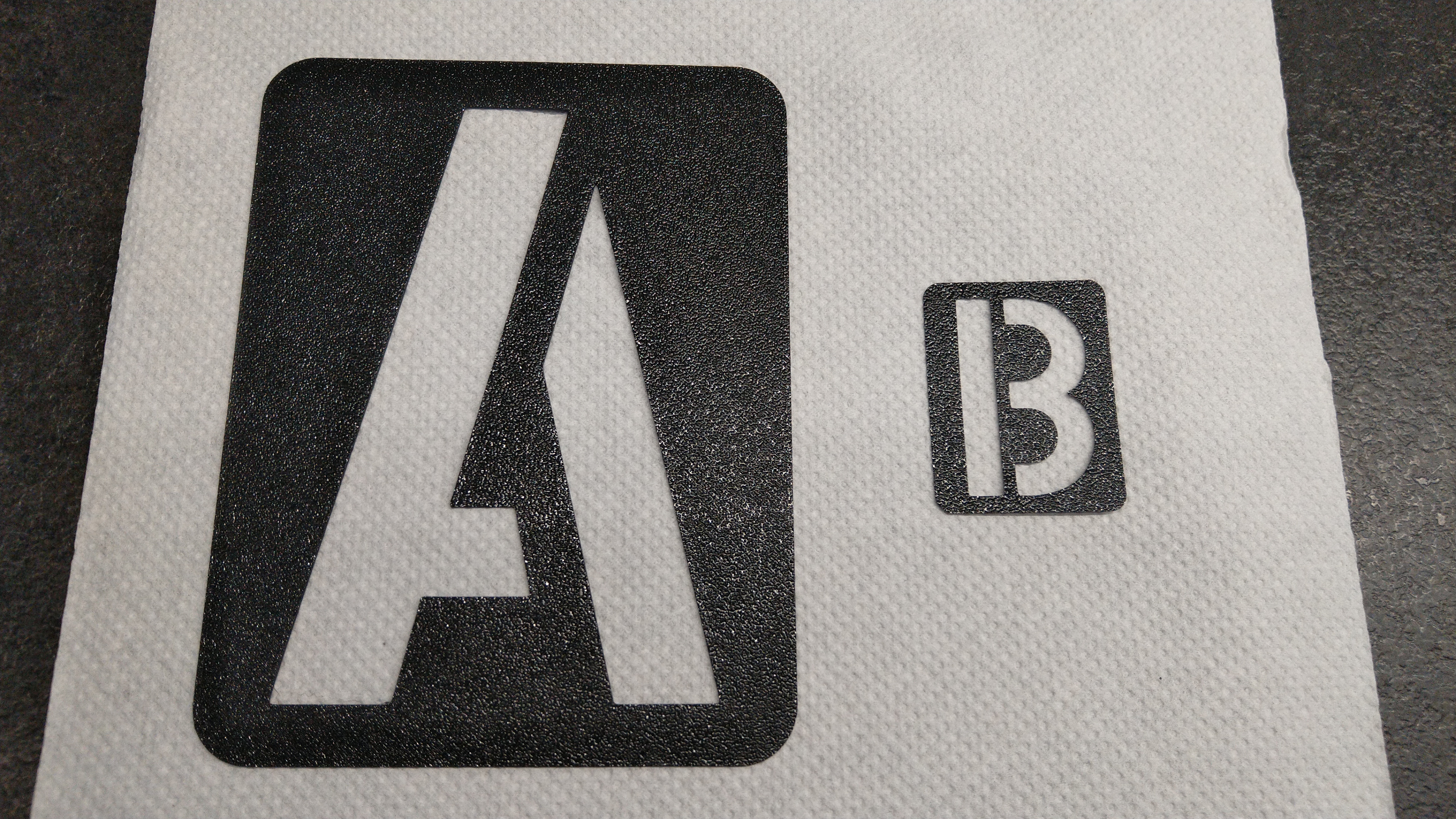 Miniatura 2 do modelo 3D ABC stencil