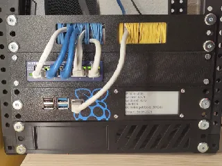 1U 10" Cable Pass-Through