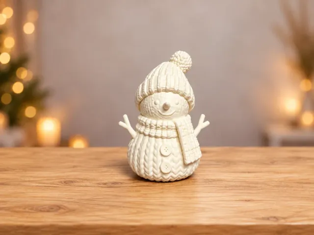 Knitted Snowman