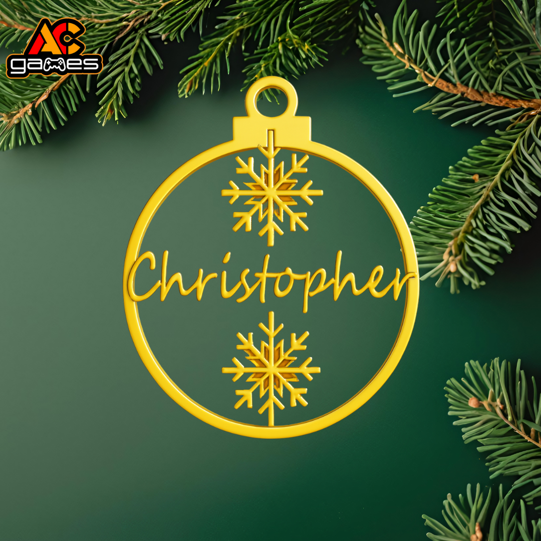 Adorno Navideño personalizado Christopher