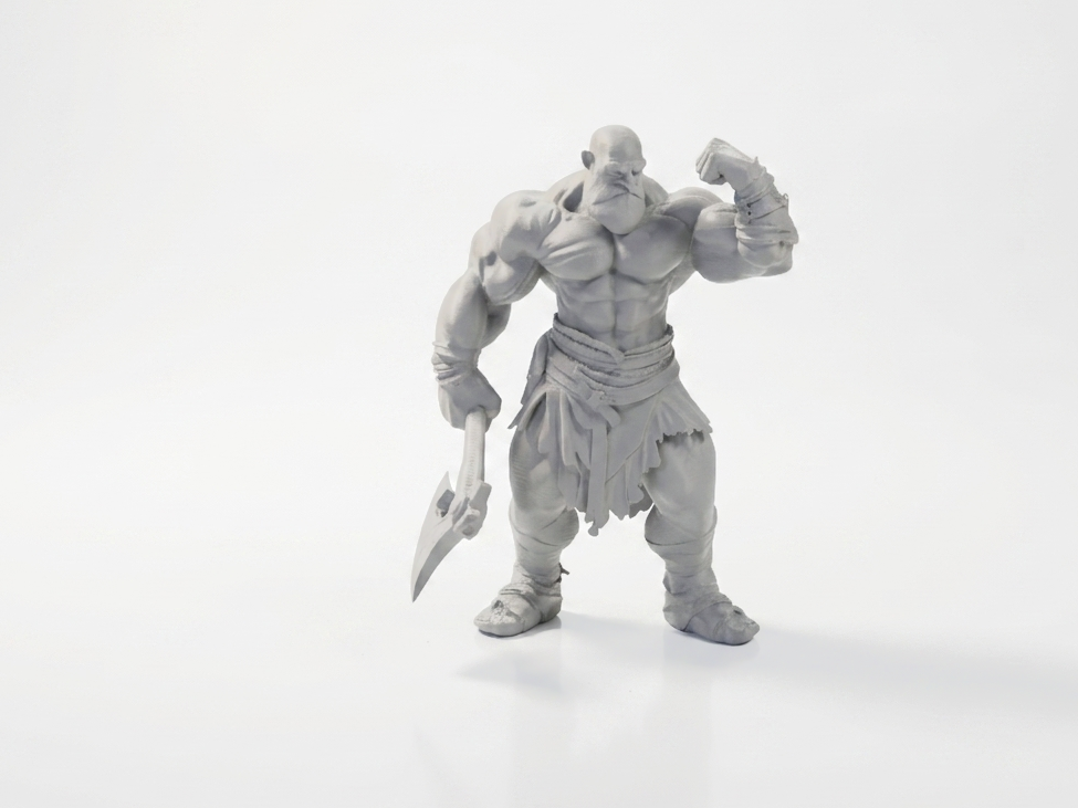 Buff Kratos Warrior Figurine Buff Characters 3D Printable