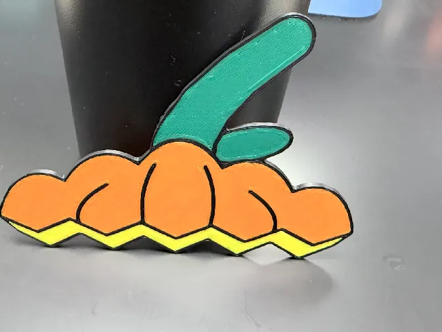 Halloween Pumpkin Top Hair Clip