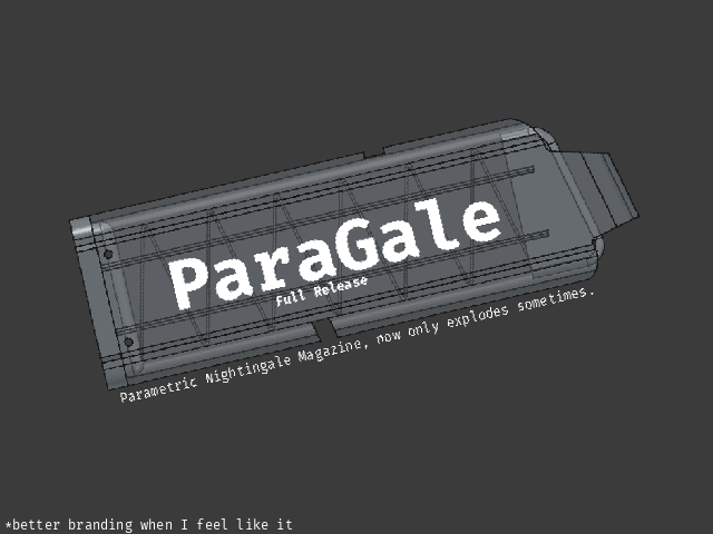 Parametric Nightingale Magazine V1 (Supportless Horizontal Print)