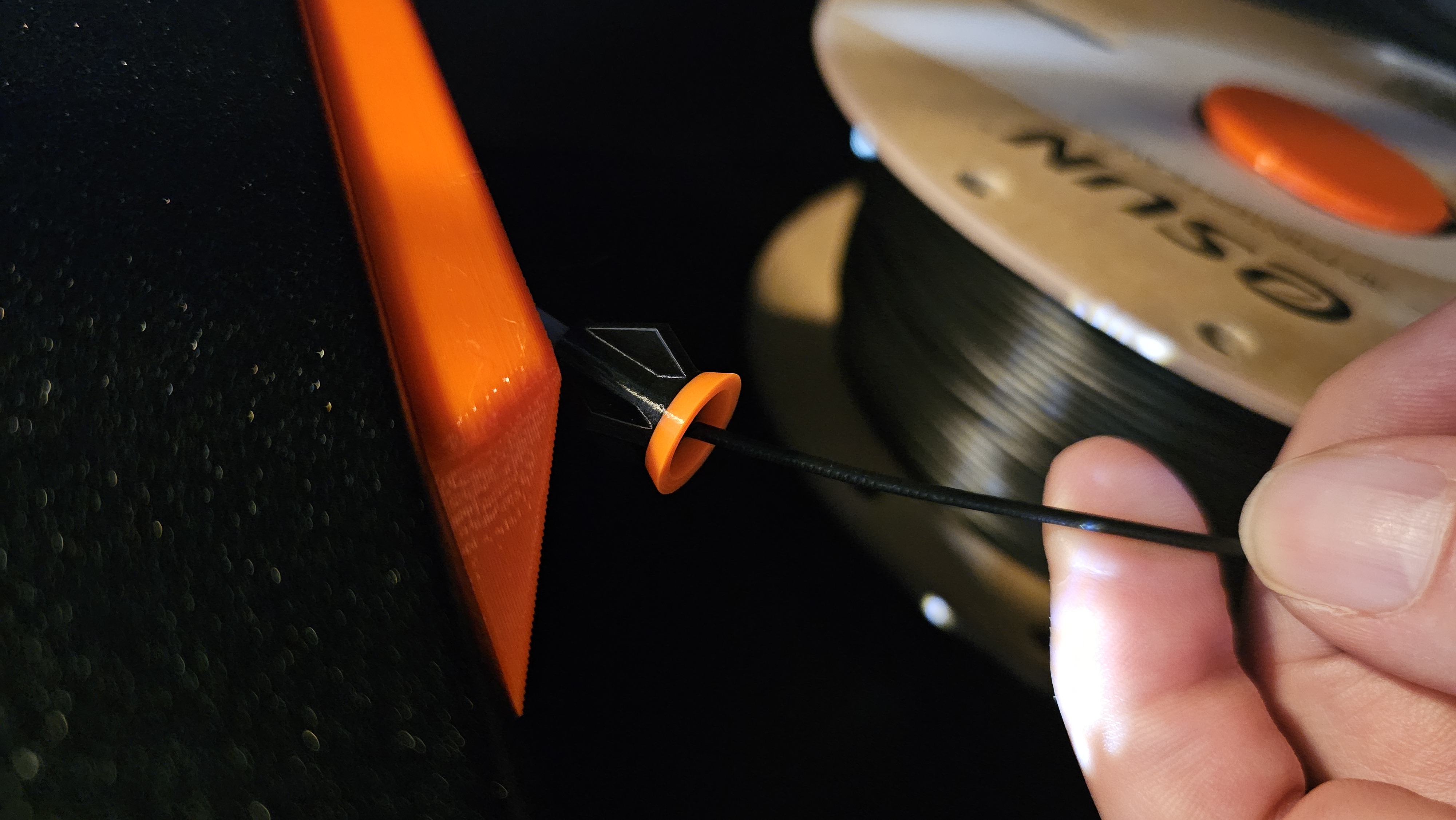 Core One filament guide