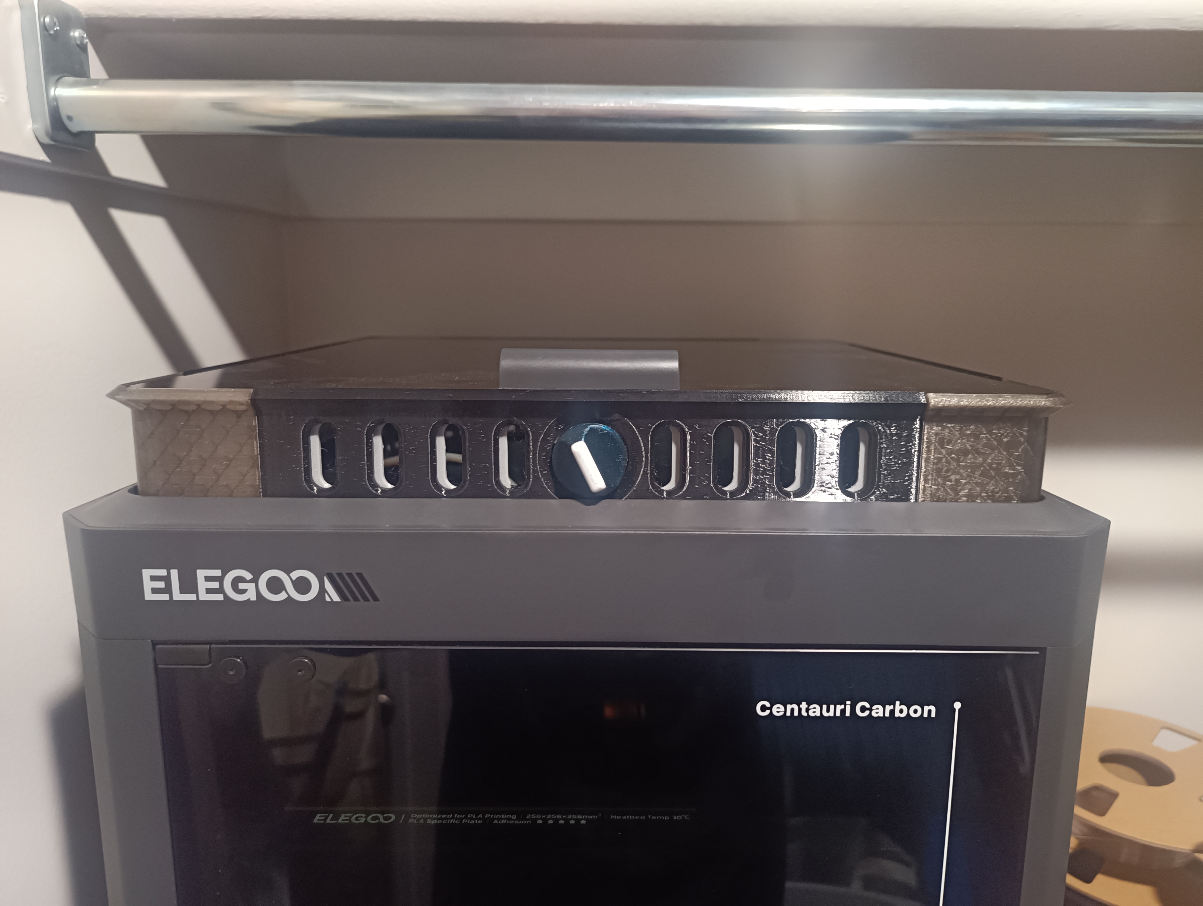 Elegoo Centauri Carbon precise vent riser