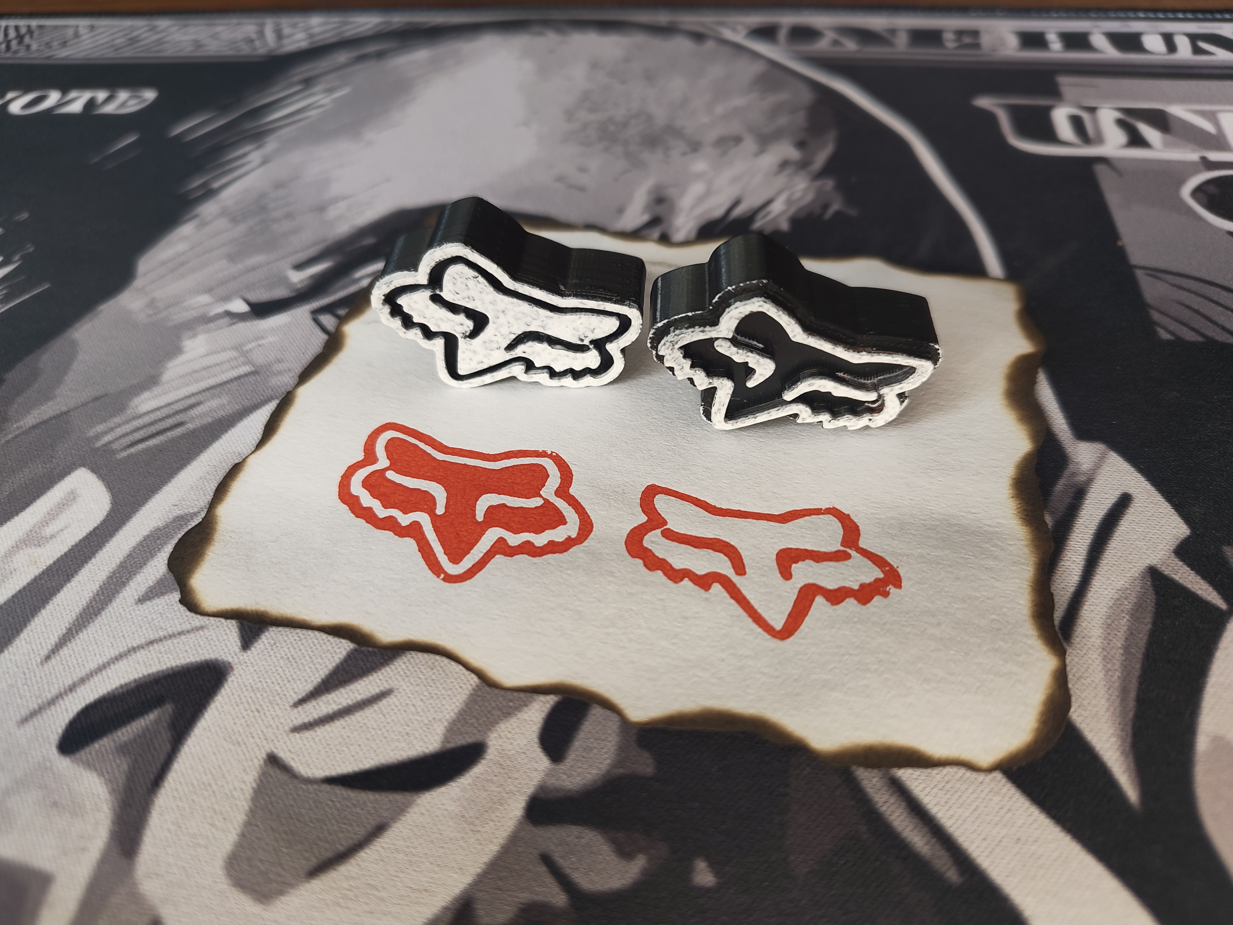 Fox Racing stamp