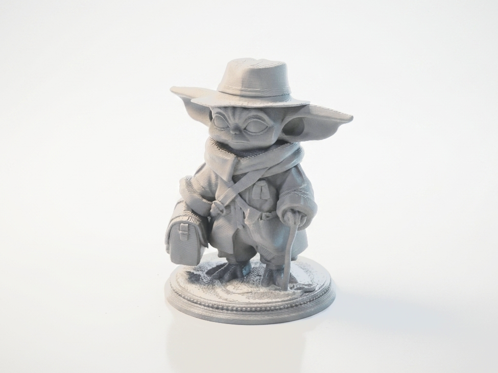 Grogu Indiana Jones Figurine Star Wars 3D Printable