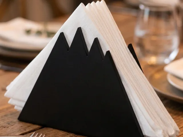 Portaservilletas Montaña Minimalista