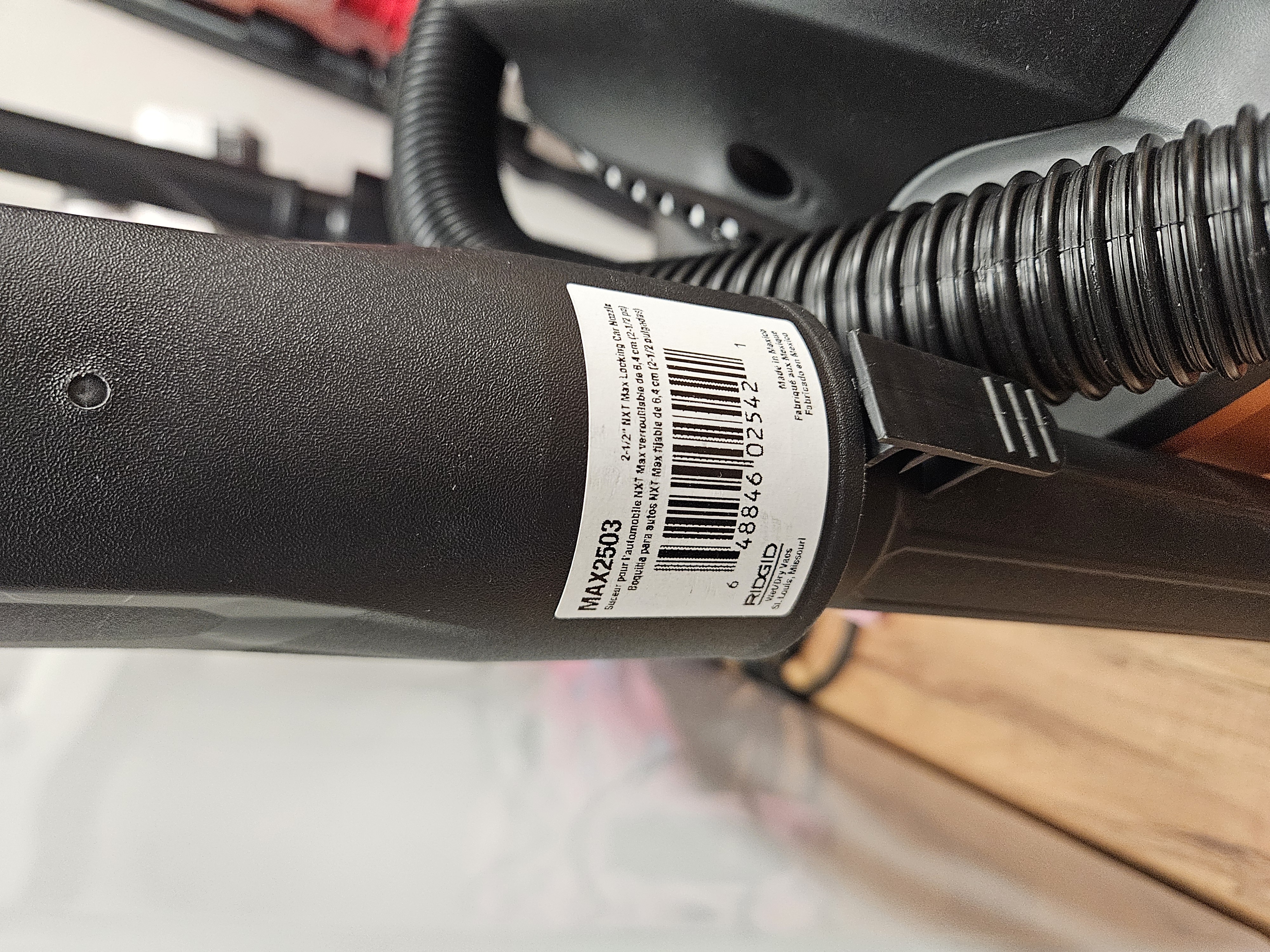 BBE Ridgid Vaccum hose adapter