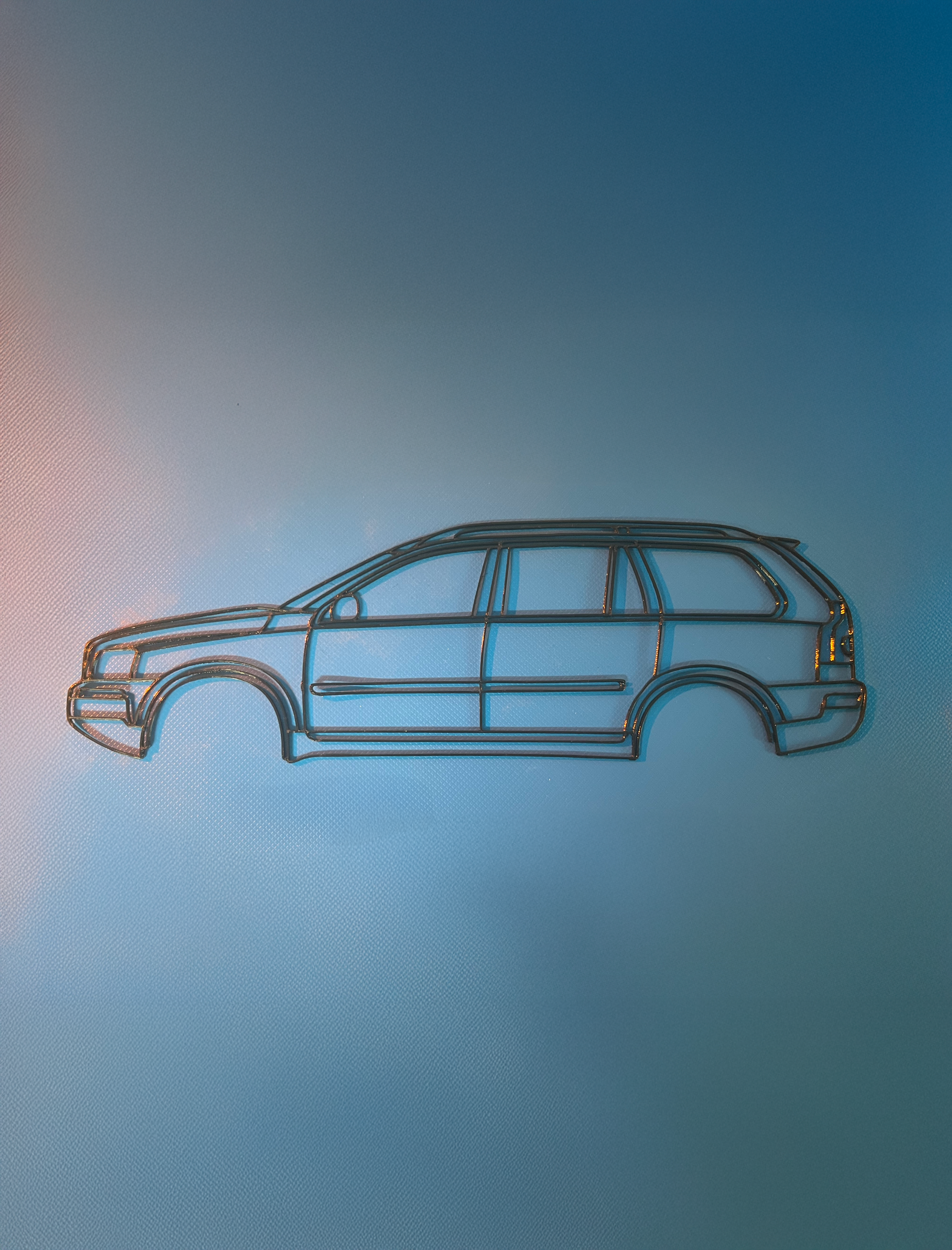 Volvo XC90 (1st gen) Side Profile – Wall Art