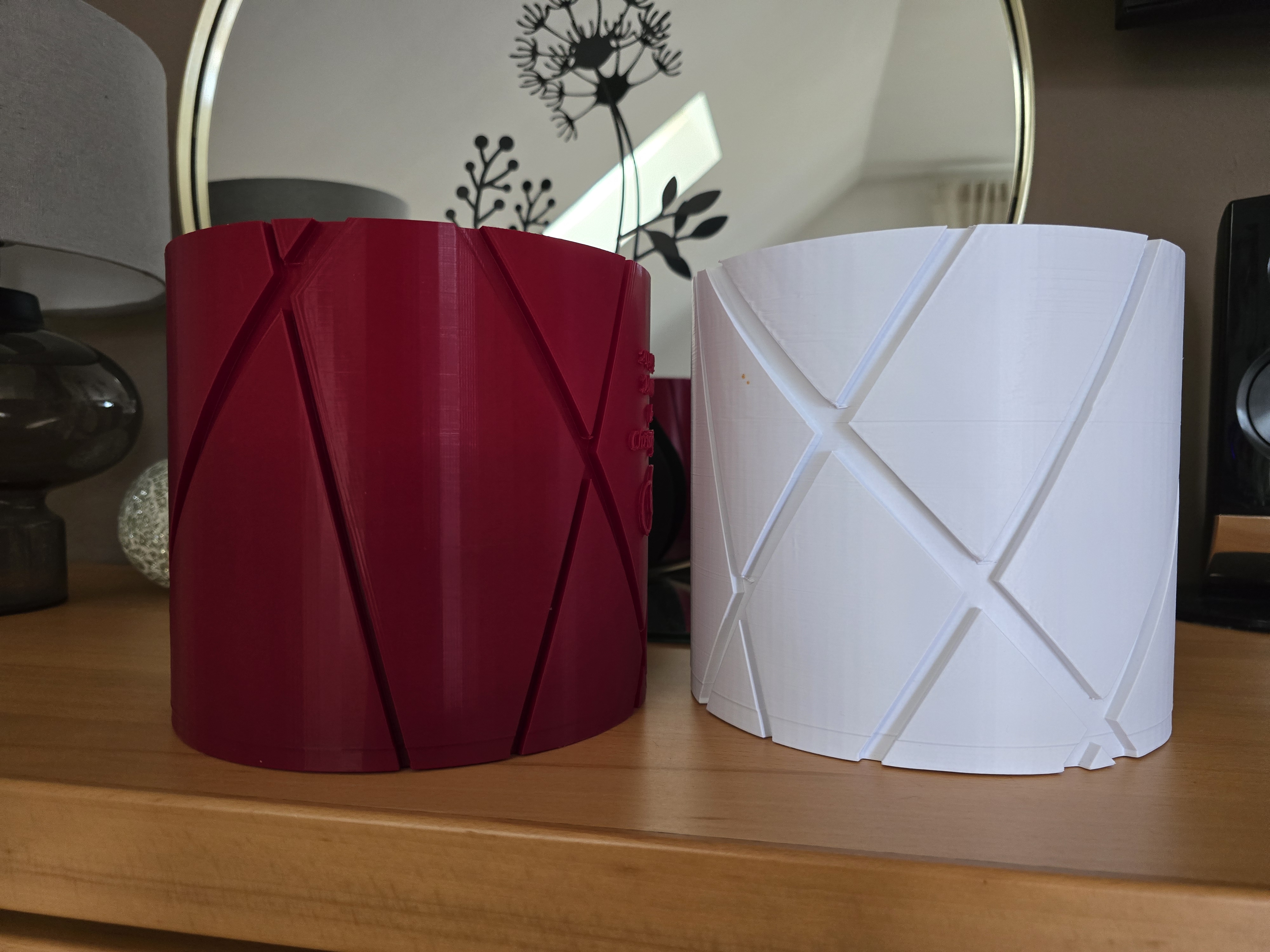 Blumentopf Linien Design