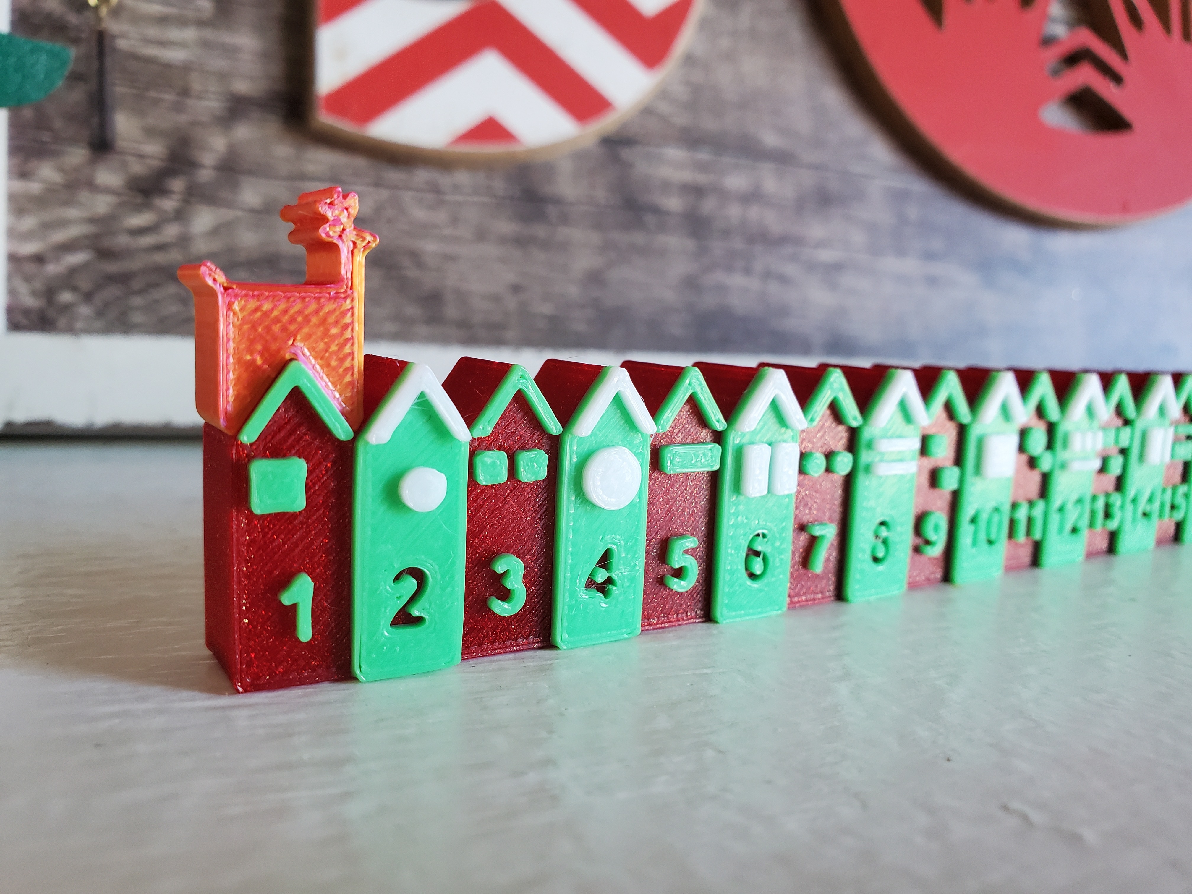 Miniatura 2 do modelo 3D Christmas Countdown Calendar