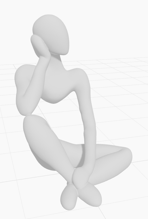 Beautiful sitting statue — thumbnail 2
