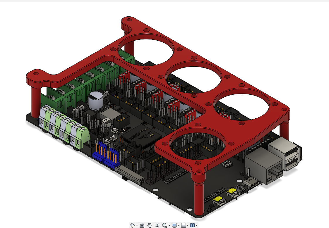 Manta m8p cooling shroud