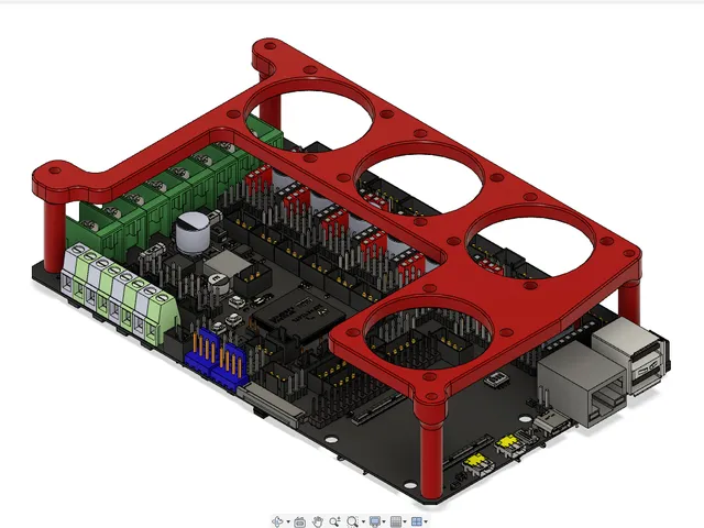 Manta m8p cooling shroud