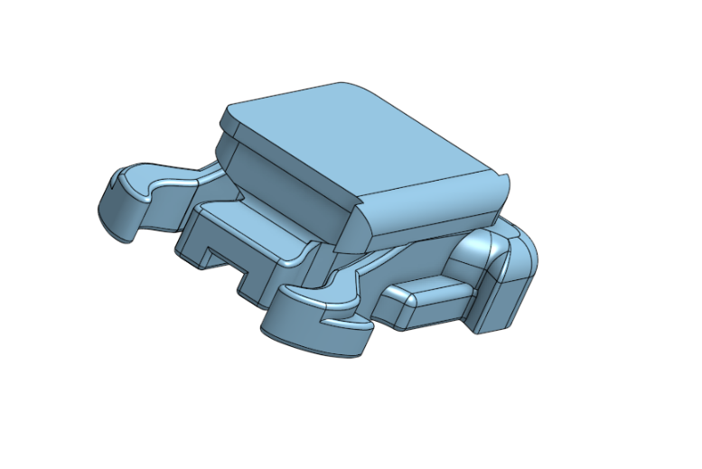 GO PRO clip mount to senna mount 3D model