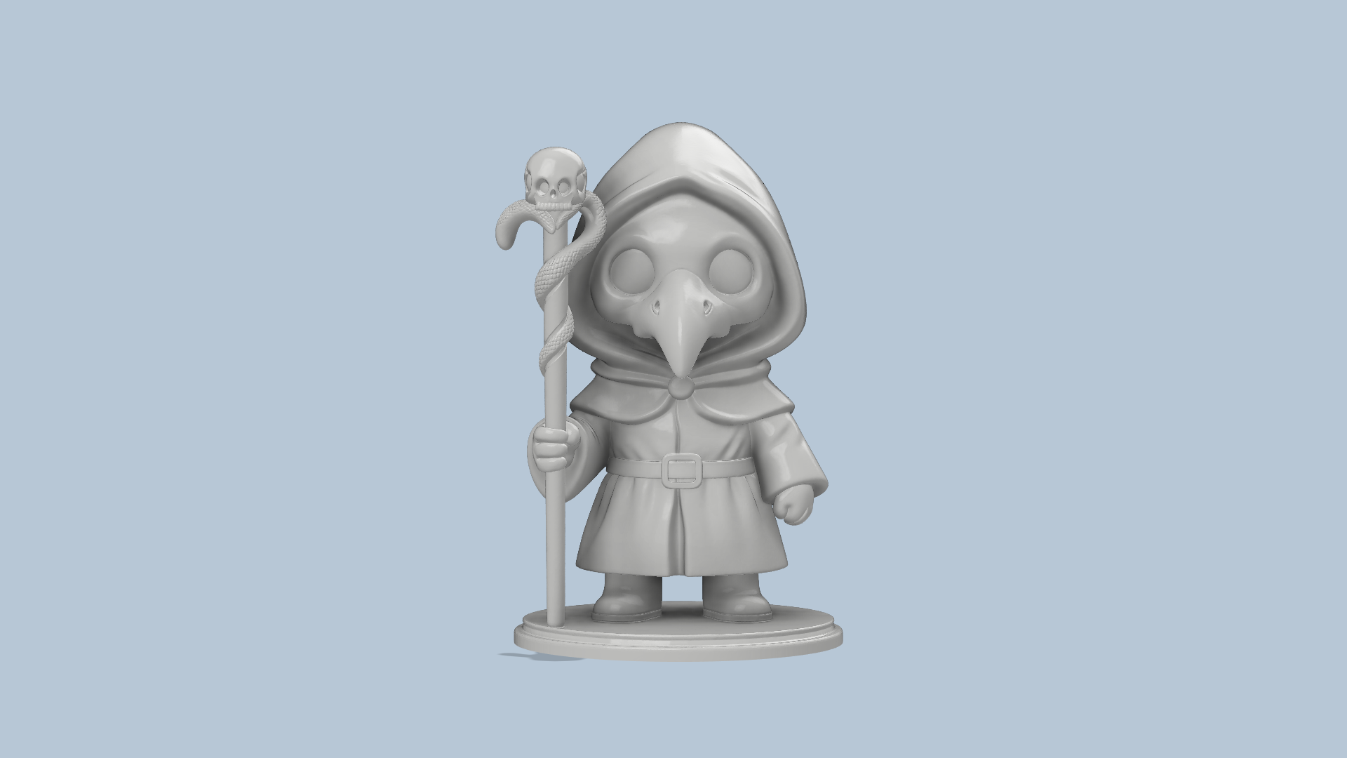 Cute Plague Doctor Hi-Res