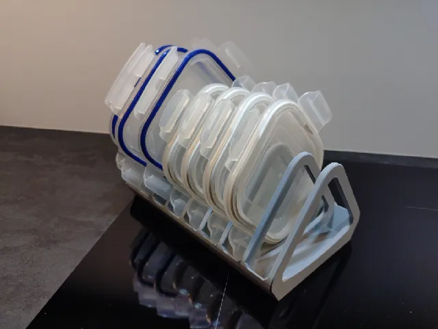 Storage box lid organizer