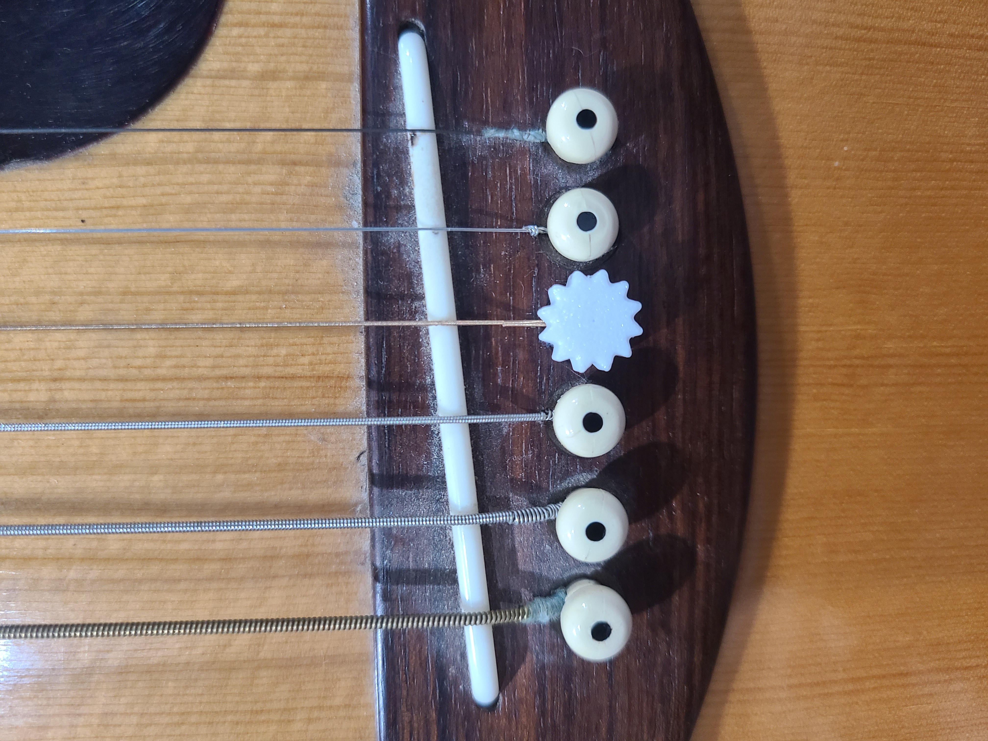 better, thicker acoustic guitar bridge pin