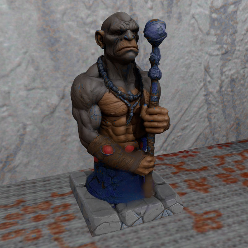 ttrpg NPC Cyclops Guardian DND nosupport FDMprinting