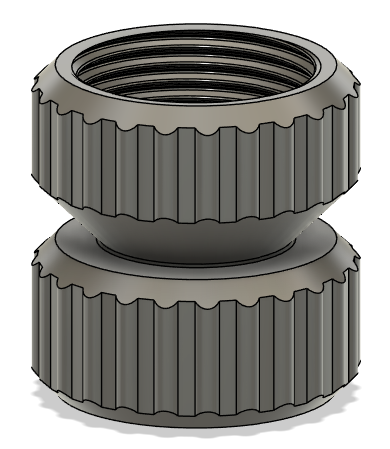 Miniatura 3 do modelo 3D 3/4'' Threaded Coupling