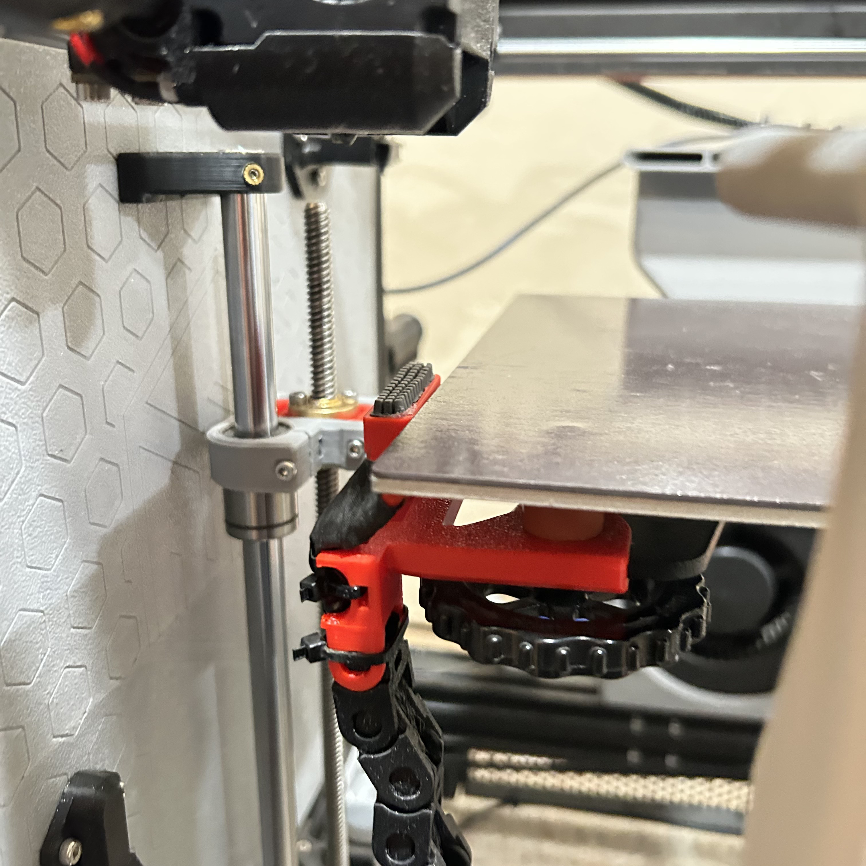 A1 Silicone Nozzle Cleaner with Cable Chain for E3NG