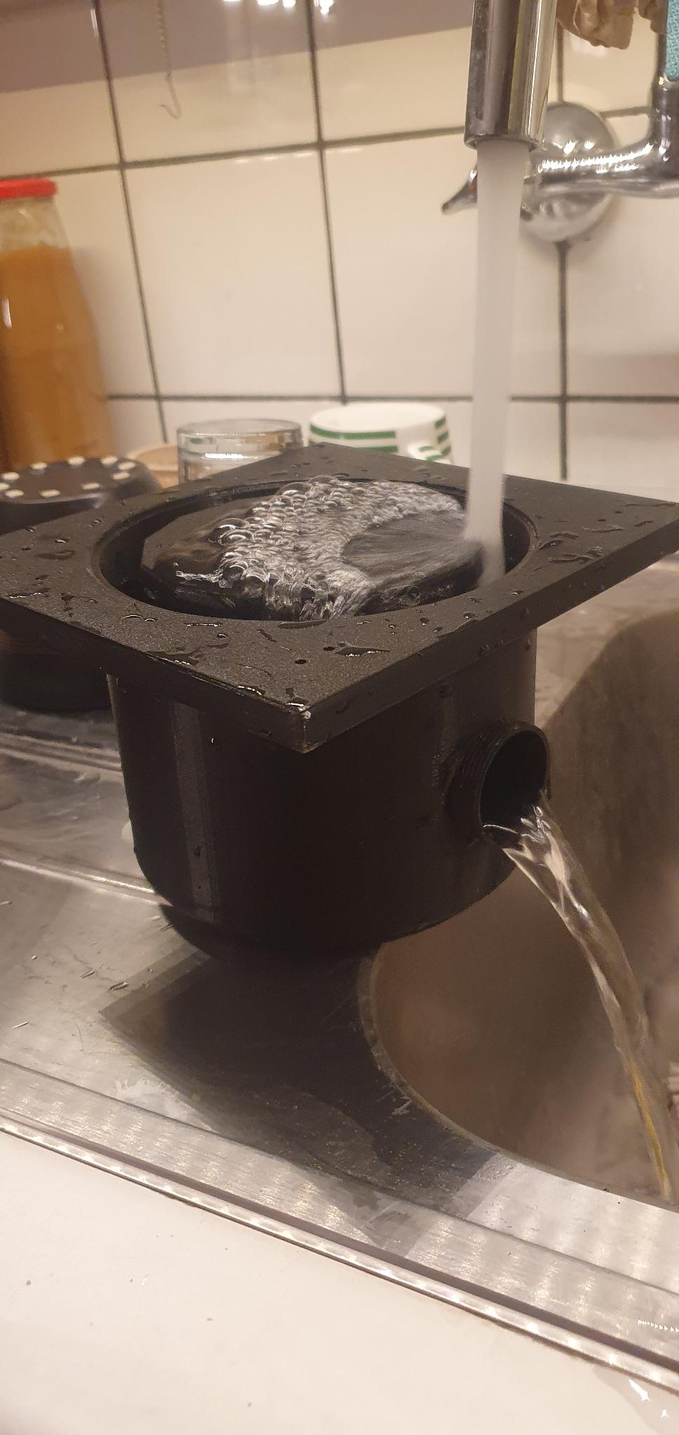 Waterless backup-syphon