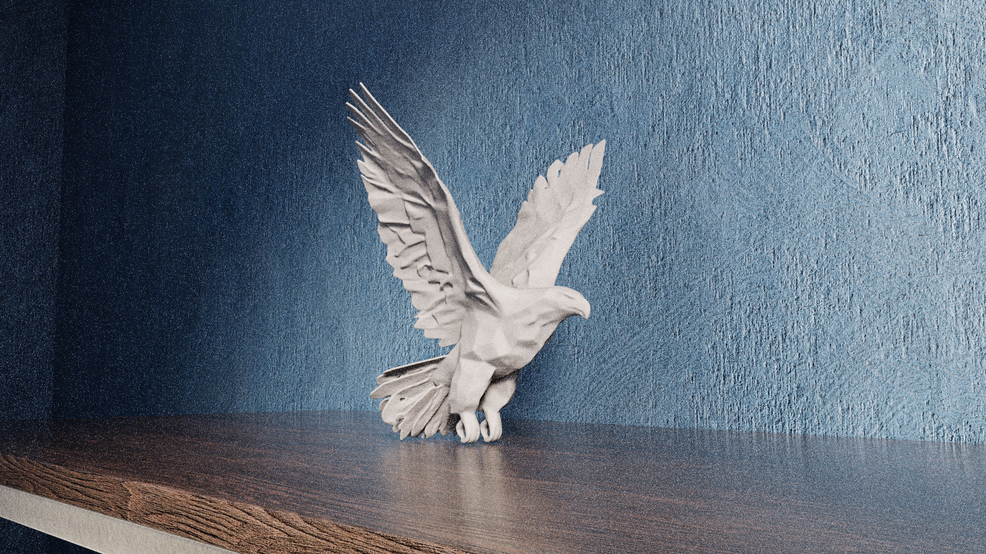 Miniatura 2 do modelo 3D Low Poly Eagle