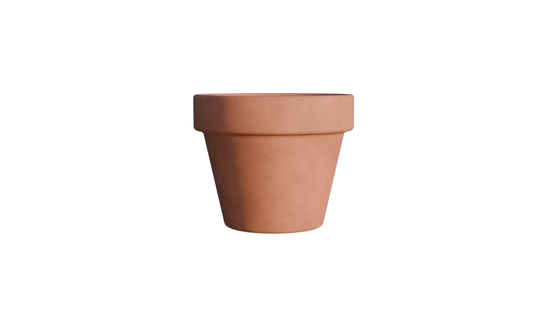 Simple Terracotta/Clay Style Flower Pot