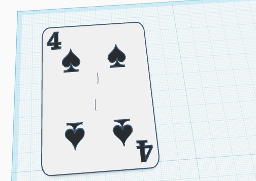4 of spades card for full deck pt4 more coming soon