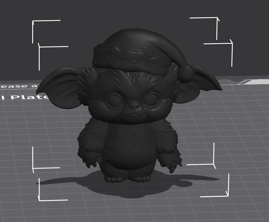 Holiday Cute Gizmo Gremlin by K1Maximus | Download free STL model