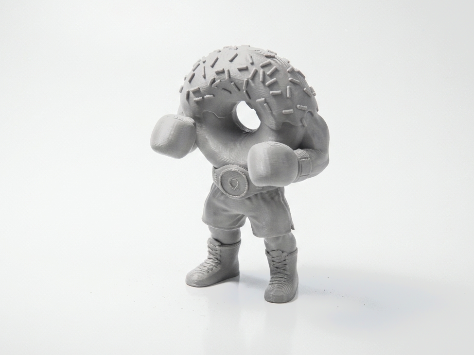 Donut Boxer Character Figurine 3D Printable
