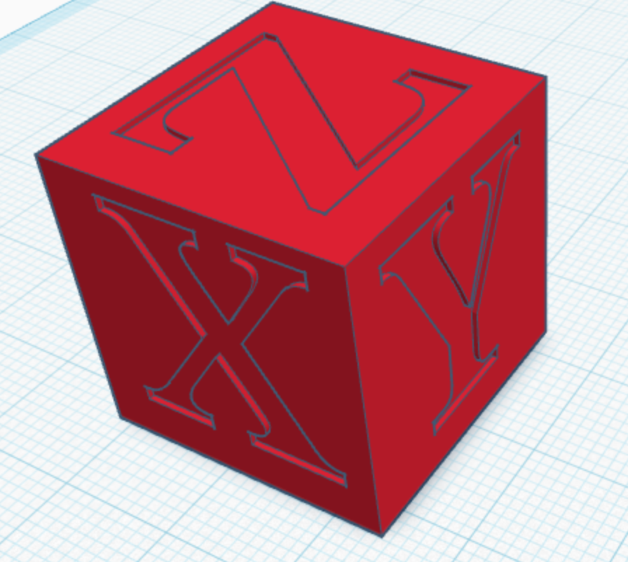Calibration test fast print