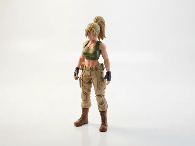 Sonya Blade Fighter Gaming Figurine 3D Printable