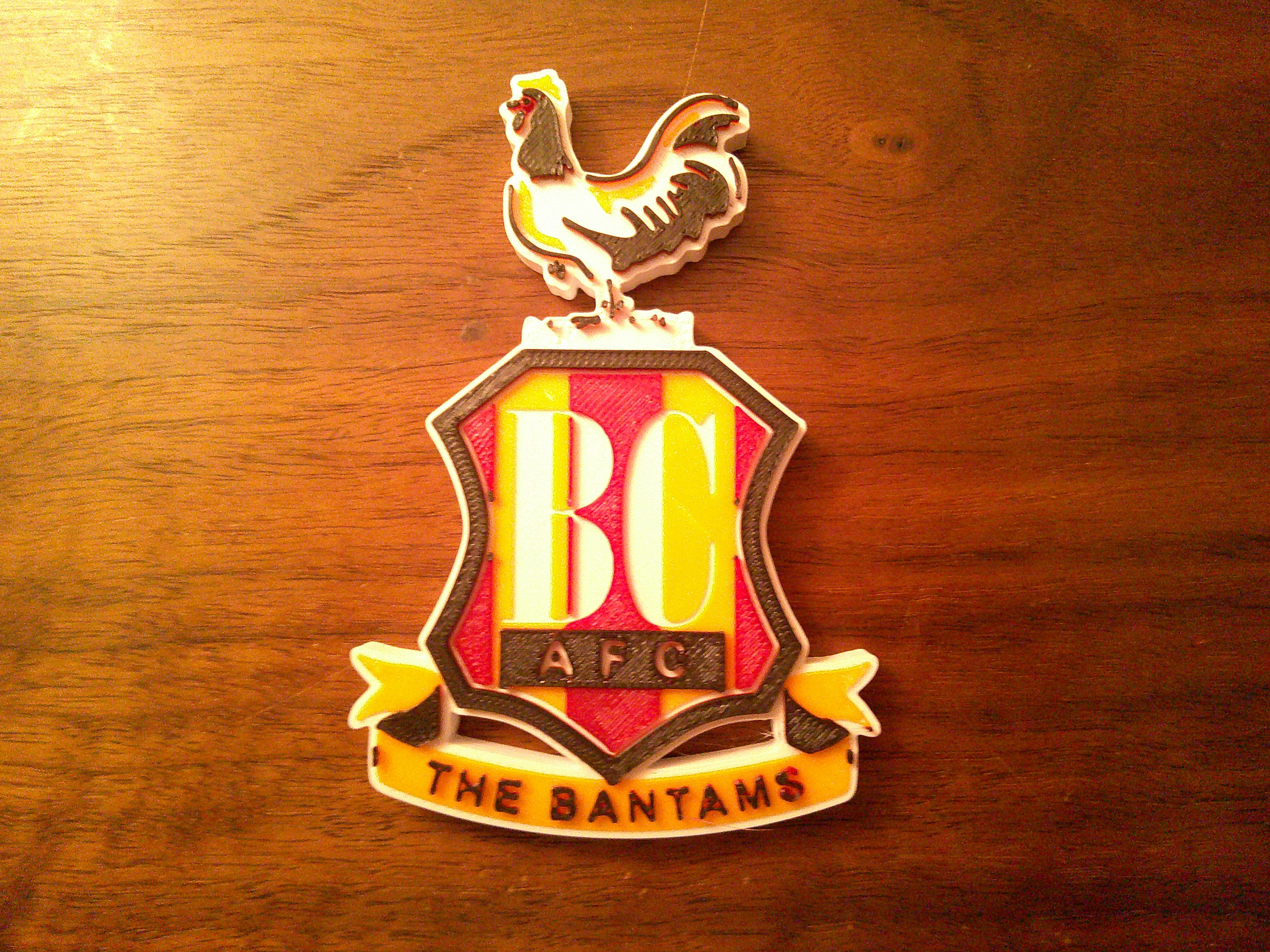 Bradford City AFC Logo Coaster or Plaque