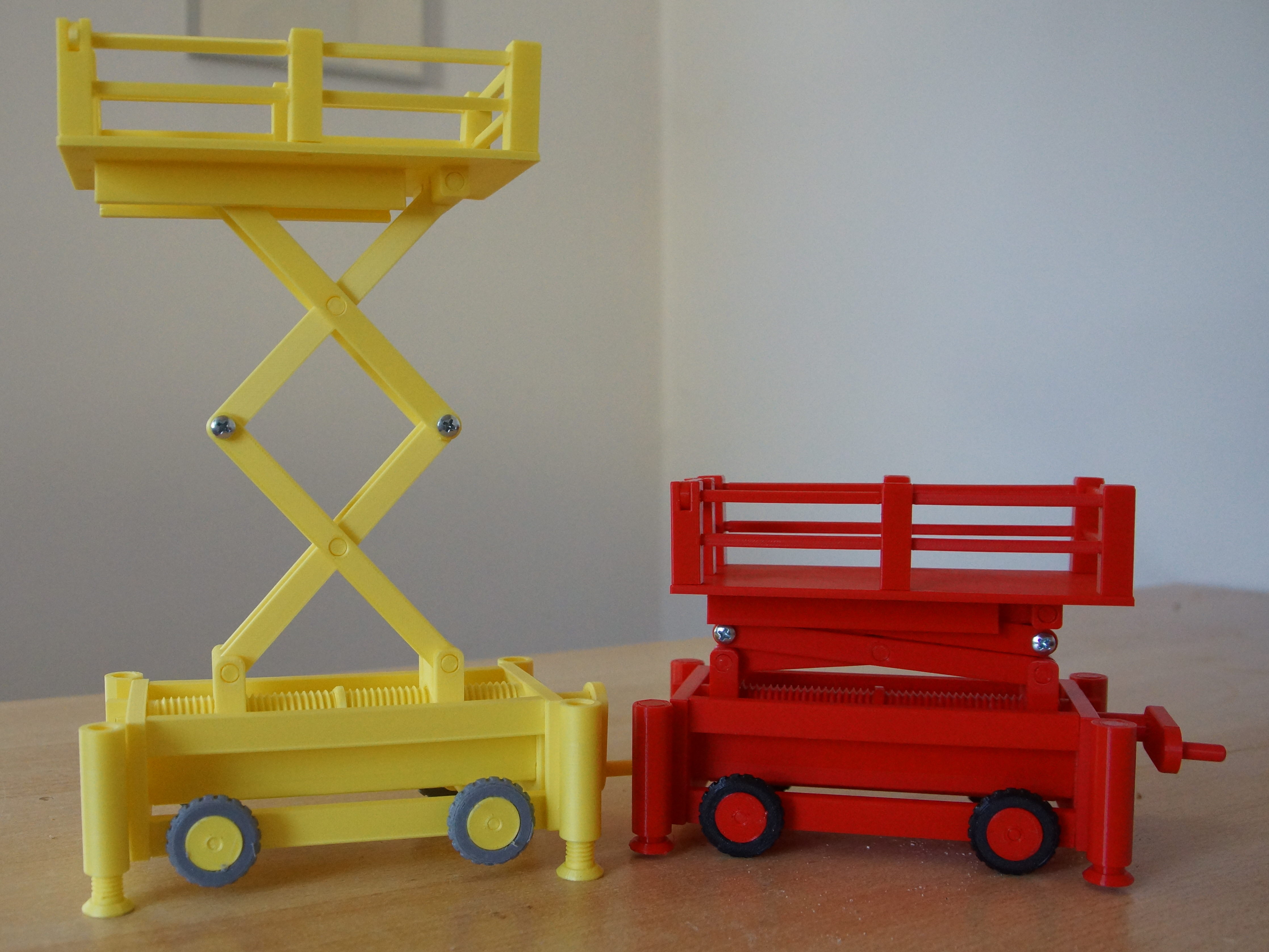 3D Puzzle Arbeitsbühne