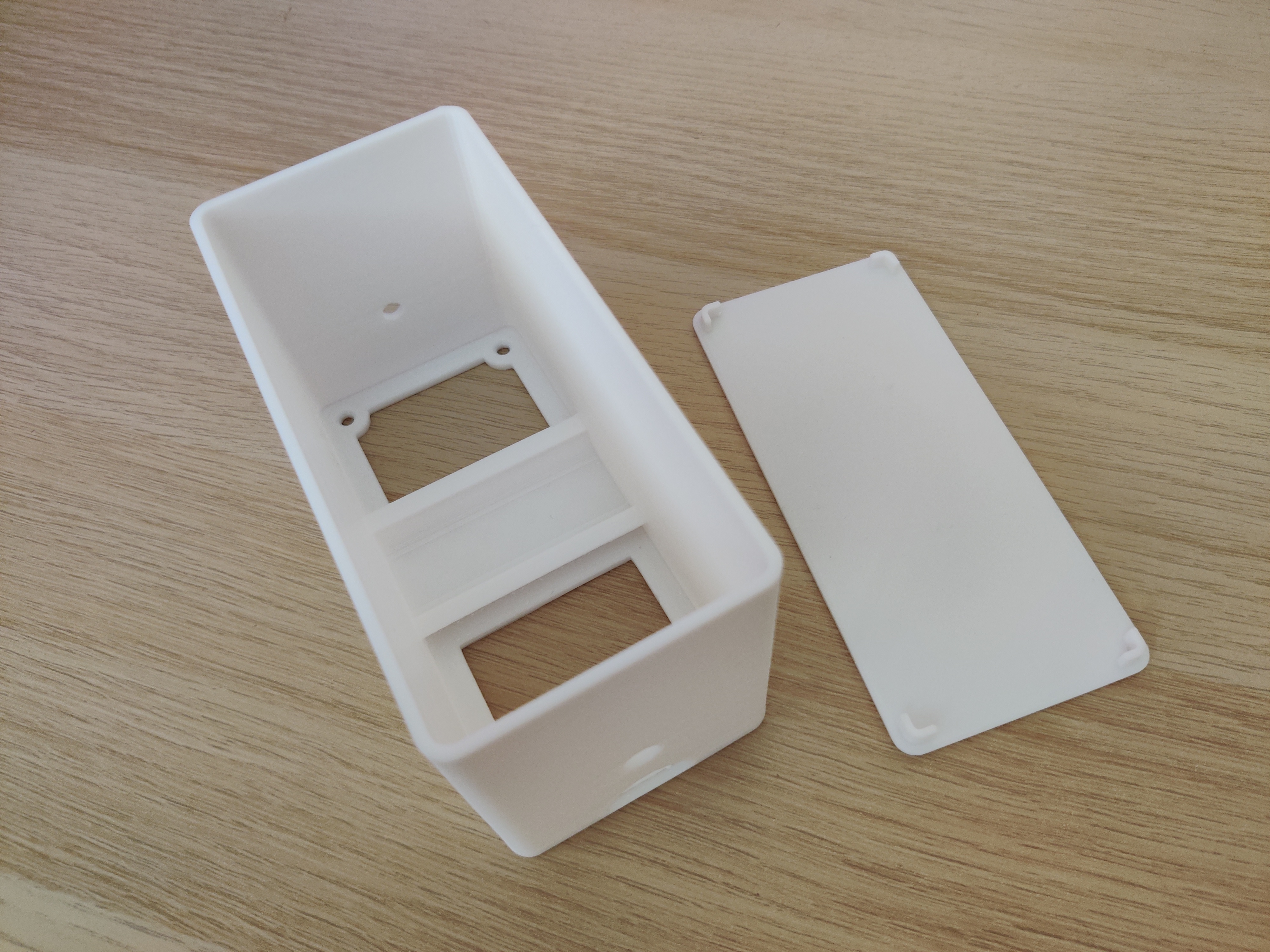 Box with DIN rail for doorbell 3D model