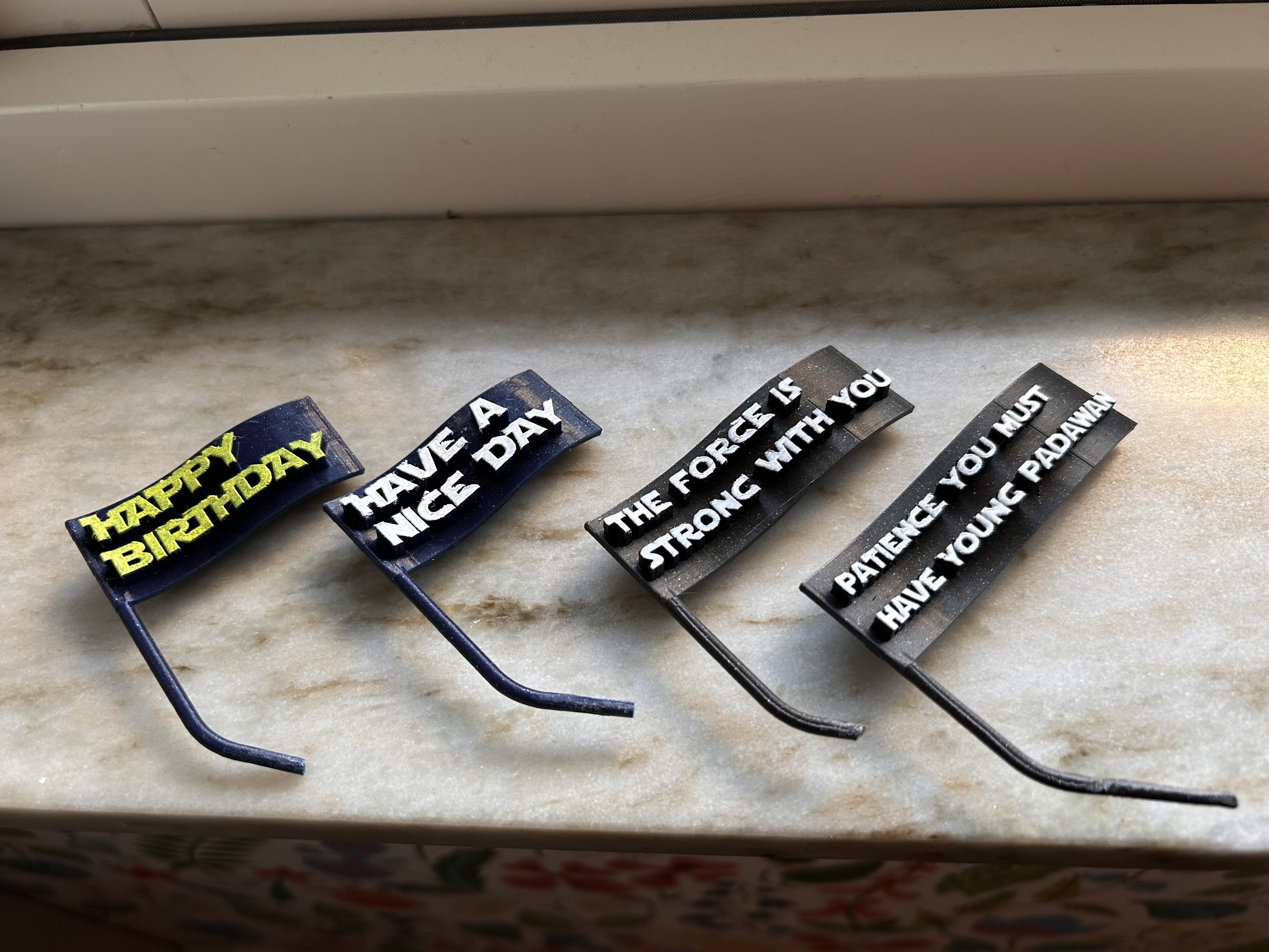 Wavy Flags with Feelgood 3D texts