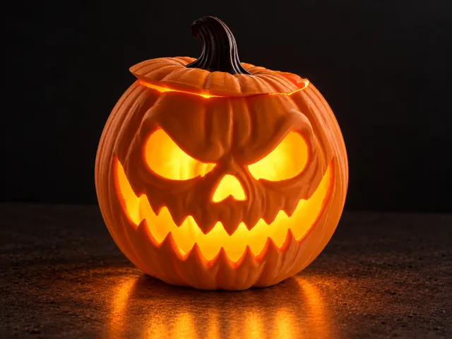 Halloween pumpkin with lid